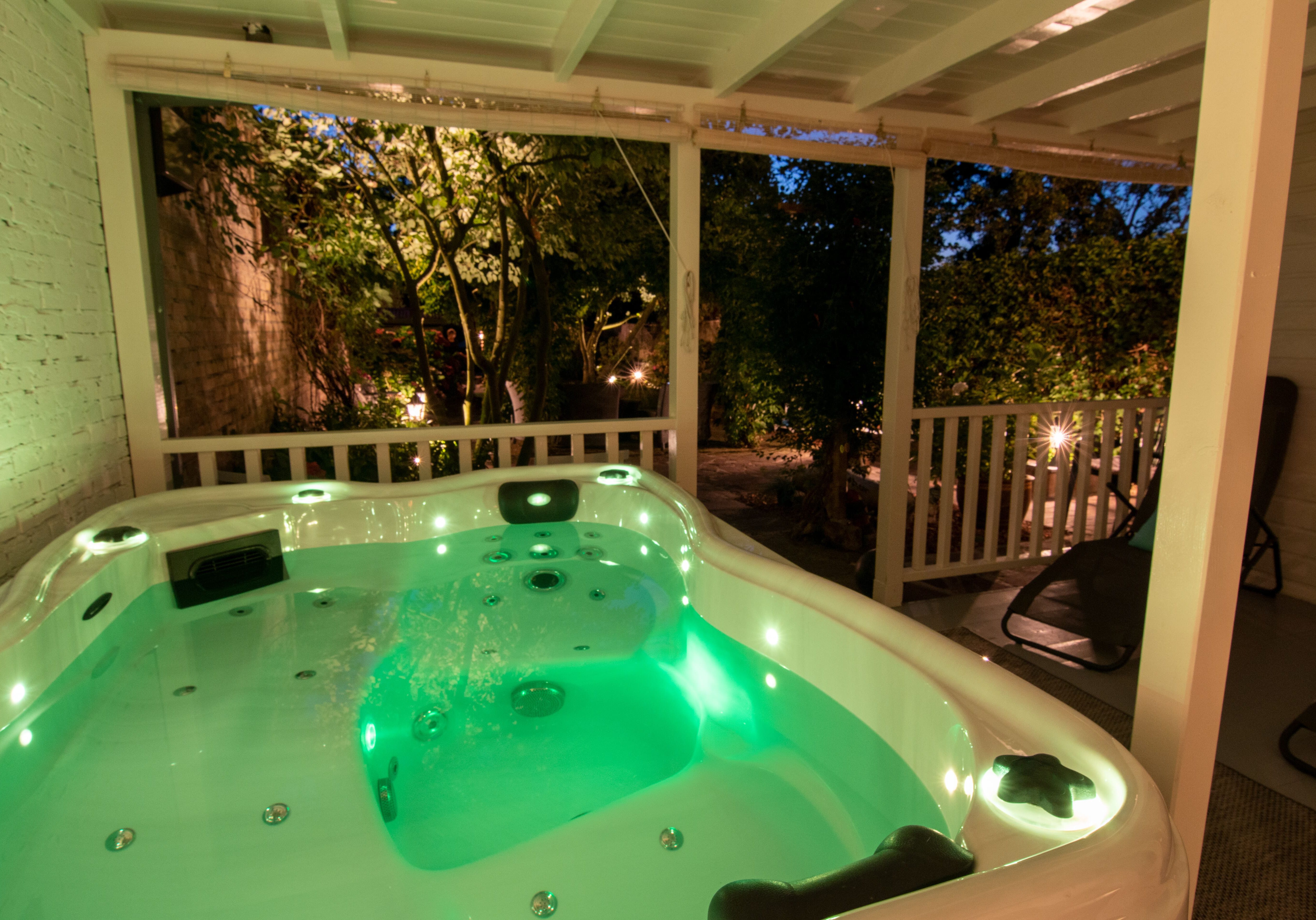 Bed en breakfast met jacuzzi